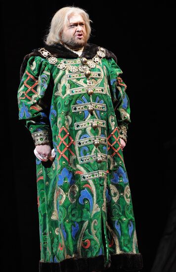 Dress rehearsal of opera "Boris Godunov" at Bolshoi Theatre