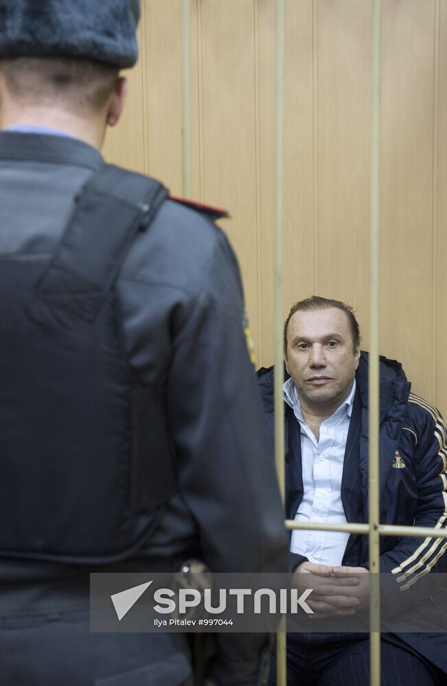 Tverskoi court considers petition to arrest Viktor Baturin