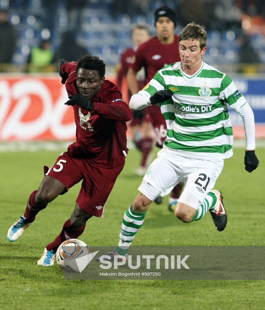Football. UEFA Europa League. Rubin vs. Shamrock Rovers