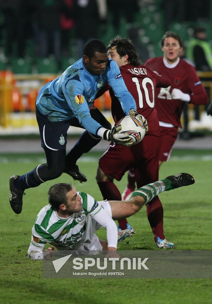 Football. Europa League Match "Ruby" - "Shamrock Rovers"