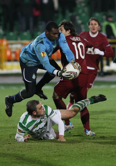 Football. Europa League Match "Ruby" - "Shamrock Rovers"