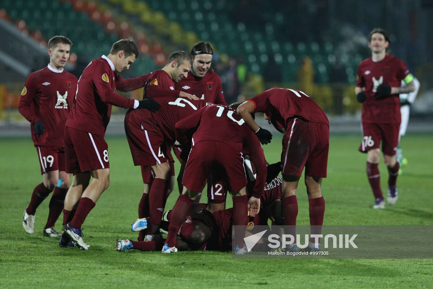 Football. Europa League Match "Rubin" - "Shamrock Rovers"