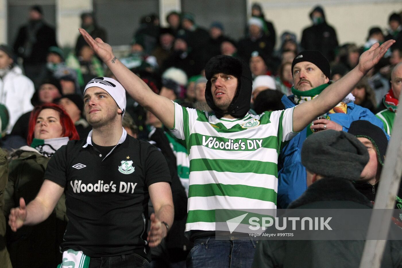 Football. Europa League Match "Rubin" - "Shamrock Rovers"