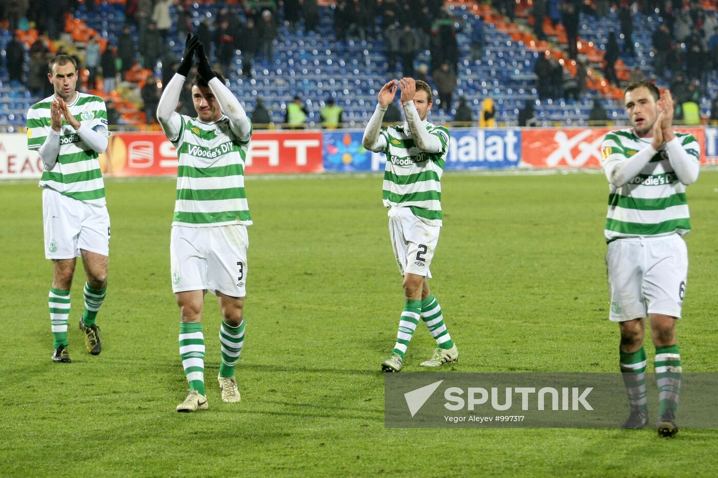 Football. Europa League Match "Rubin" - "Shamrock Rovers"