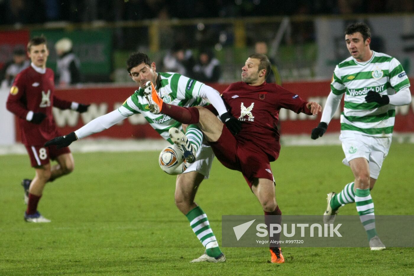 Football. Europa League Match "Rubin" - "Shamrock Rovers"