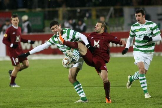 Football. Europa League Match "Rubin" - "Shamrock Rovers"