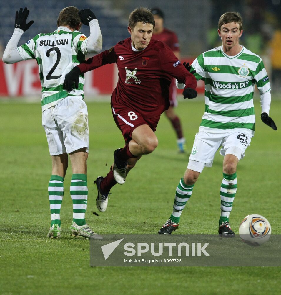 Football. Europa League Match "Rubin" - "Shamrock Rovers"