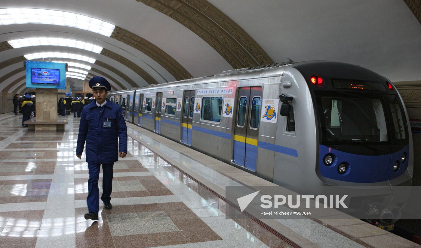 Commissioning first metro line in Almaty
