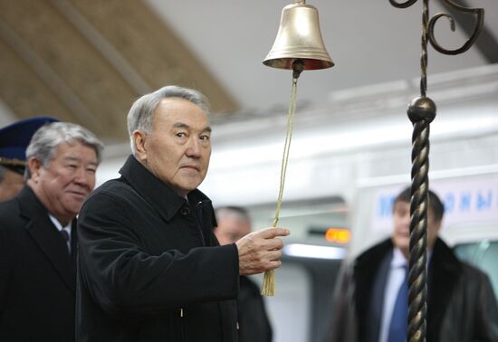 Commissioning first metro line in Almaty