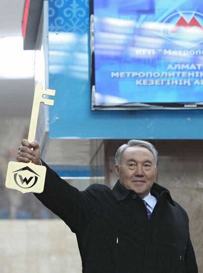 Commissioning first metro line in Almaty