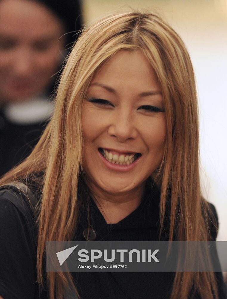 Dariga Nazarbayeva performs at the Bolshoi Theater