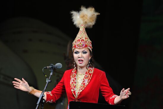 Dariga Nazarbayeva performs at Bolshoi Theater