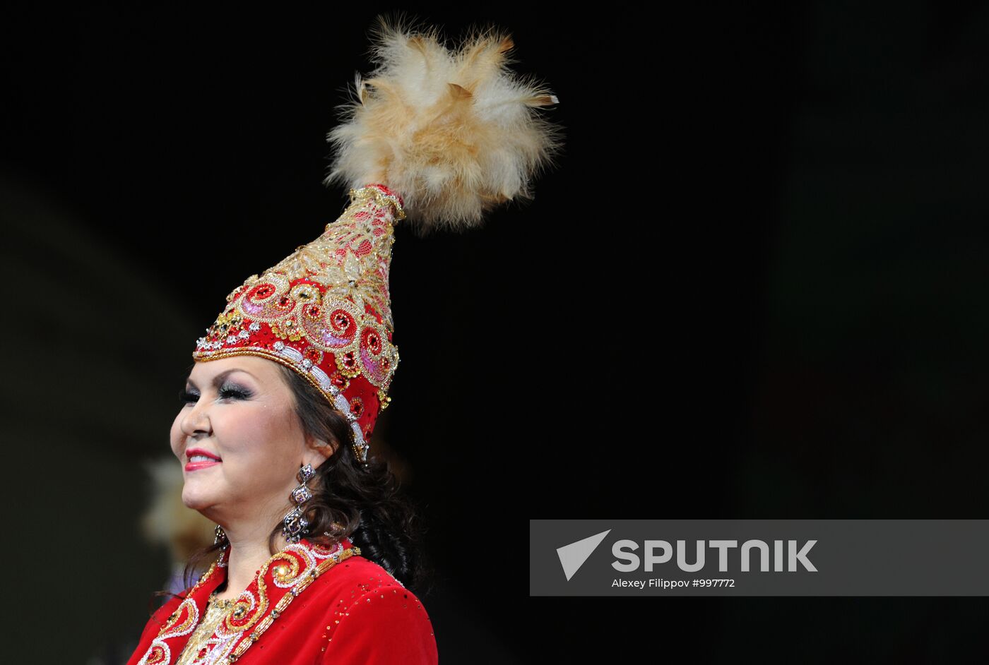 Dariga Nazarbayeva performs at Bolshoi Theater