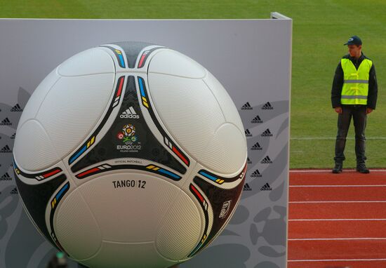Presentation of official Euro 2012 ball in Kiev