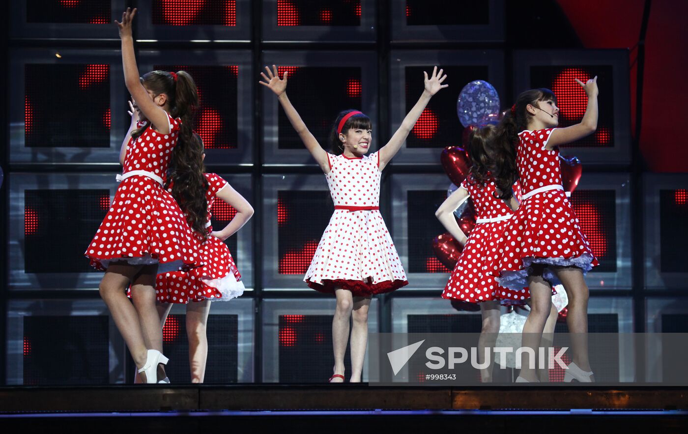 Rehearsal for Junior Eurovision 2011 Song Contest in Yerevan