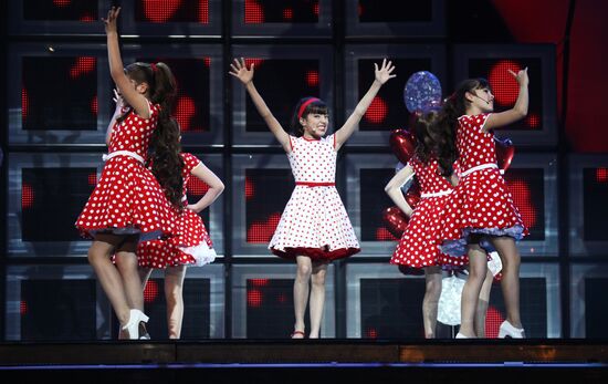 Rehearsal for Junior Eurovision 2011 Song Contest in Yerevan