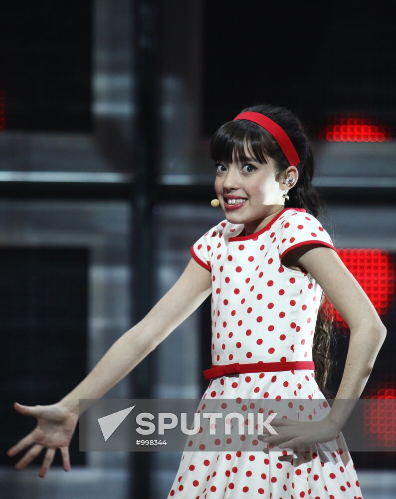 Rehearsal for Junior Eurovision 2011 Song Contest in Yerevan