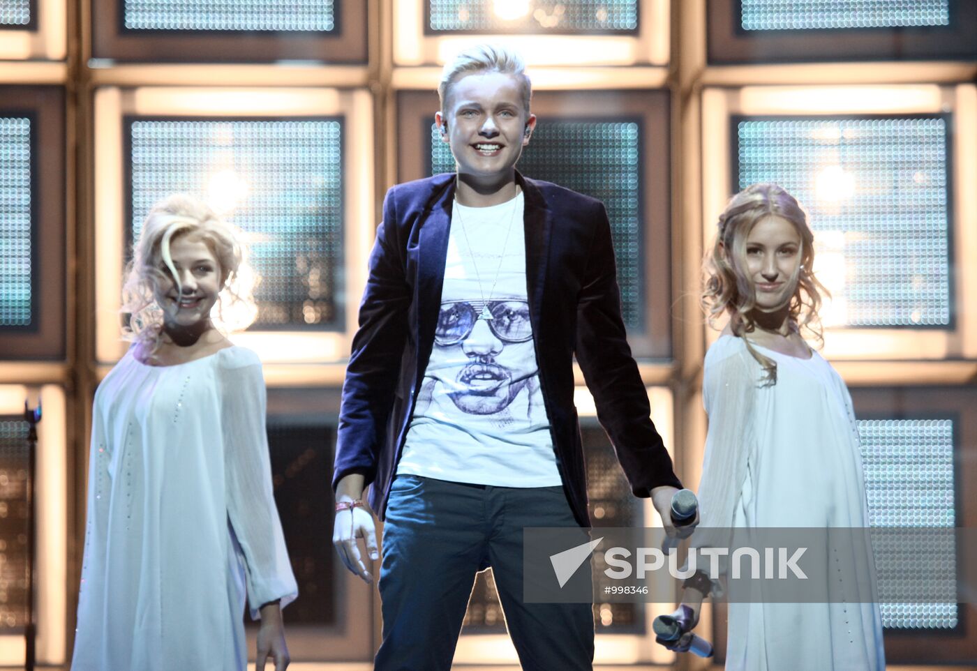 Rehearsal for Junior Eurovision 2011 Song Contest in Yerevan