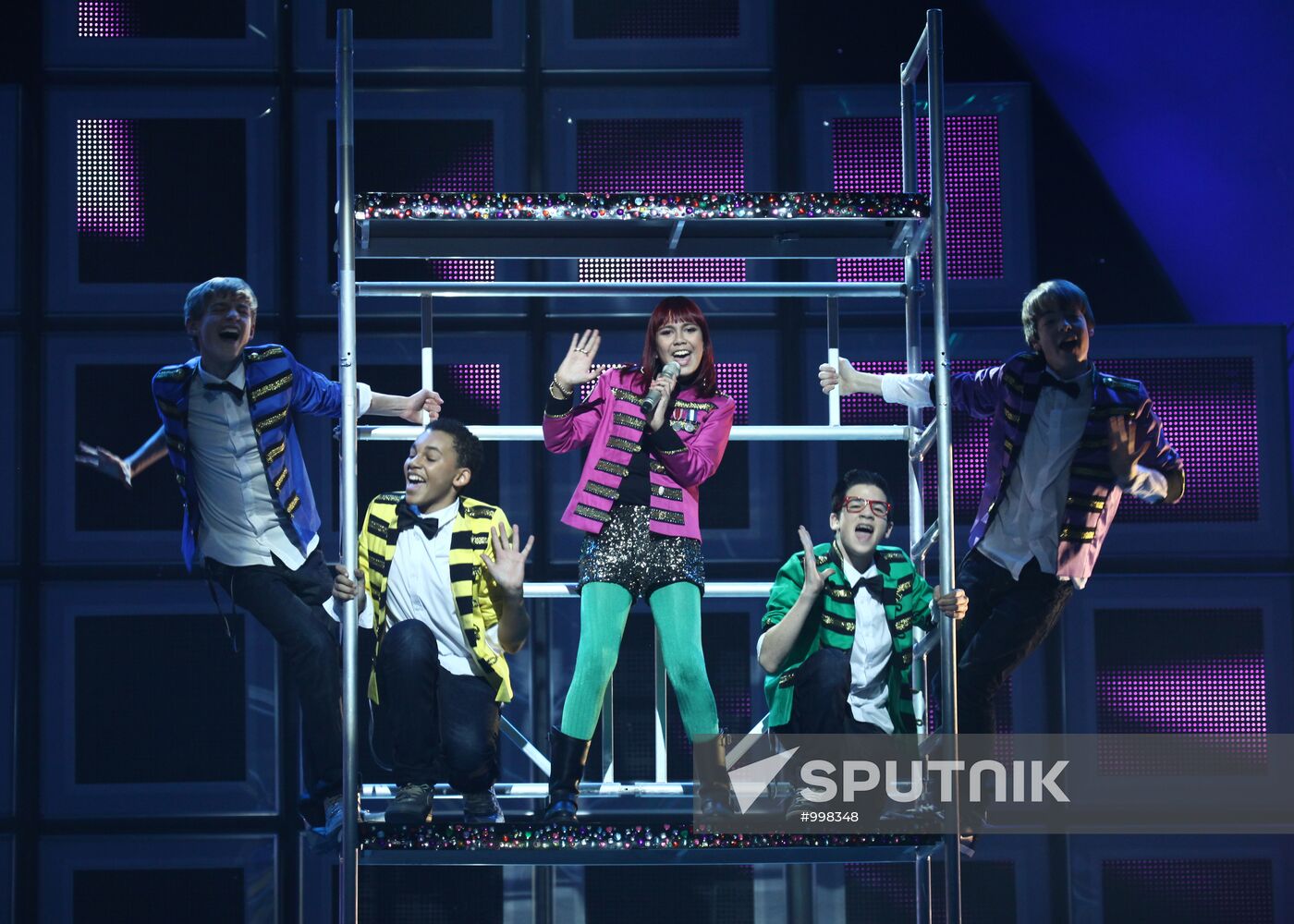 Rehearsal for Junior Eurovision 2011 Song Contest in Yerevan