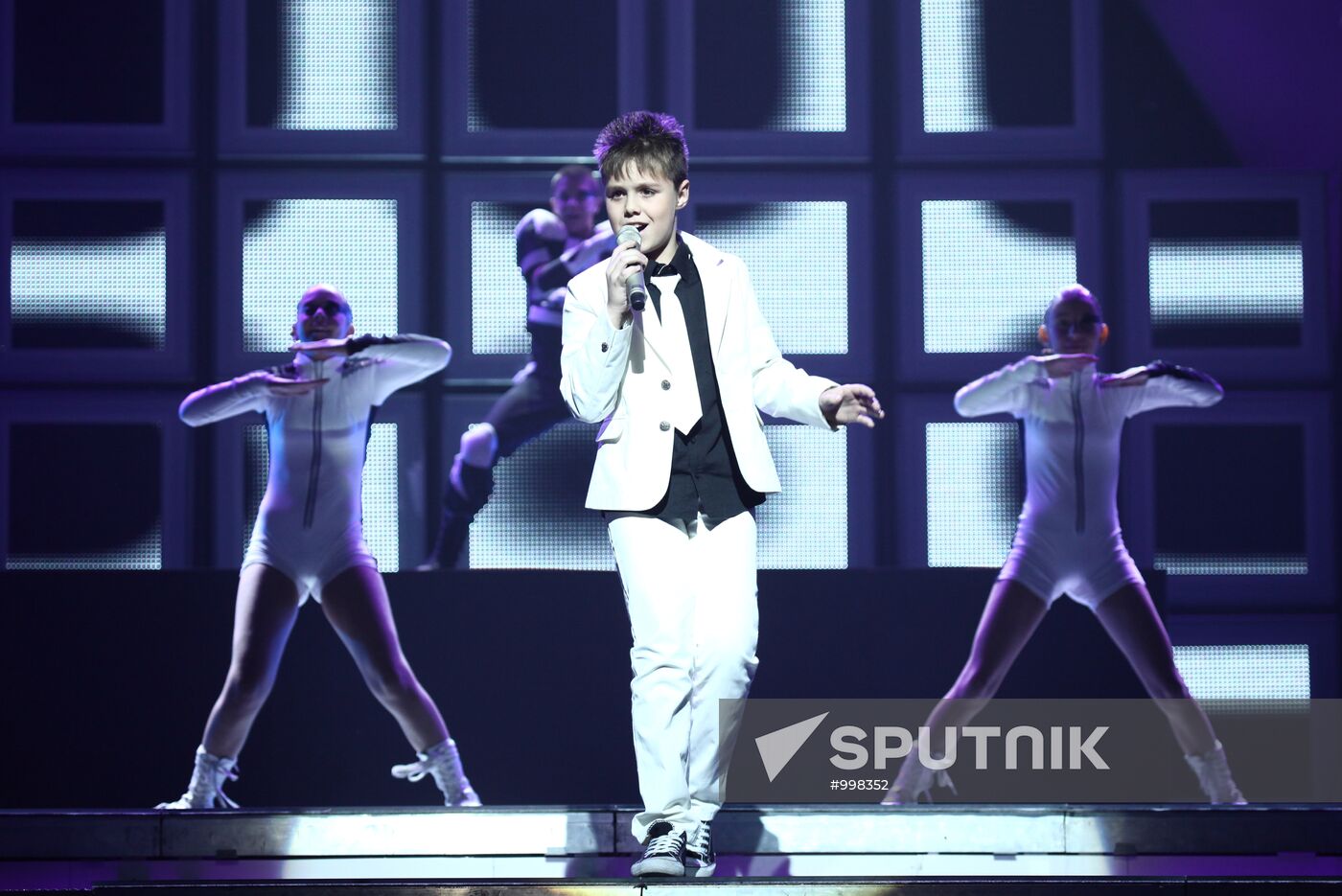 Rehearsal for Junior Eurovision 2011 Song Contest in Yerevan