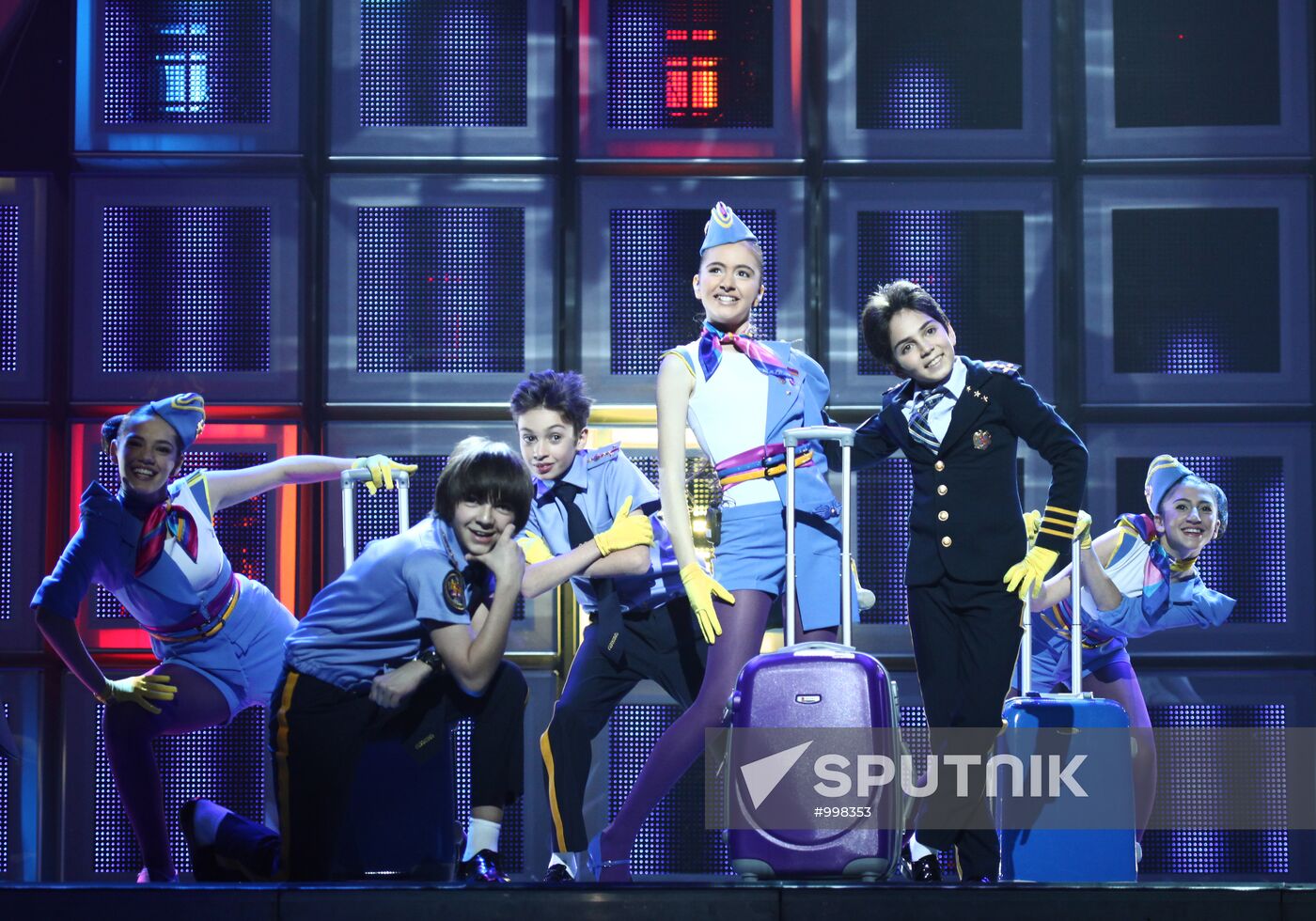 Rehearsal for Junior Eurovision 2011 Song Contest in Yerevan