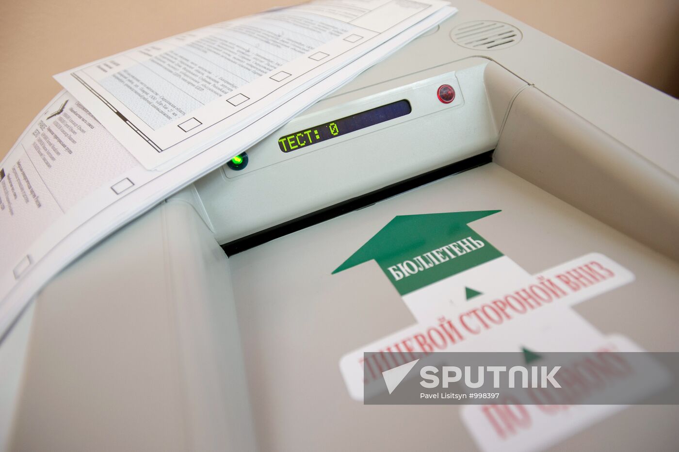 Preparation of polling stations for voting