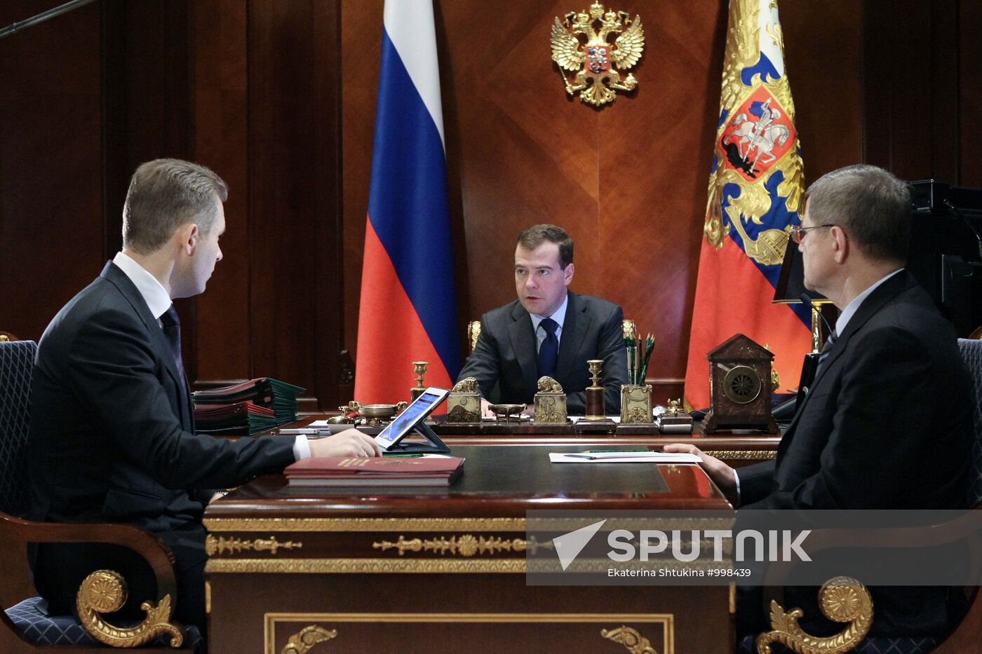 Dmitry Medvedev meets with Pavel Astakhov and Yuri Chaika