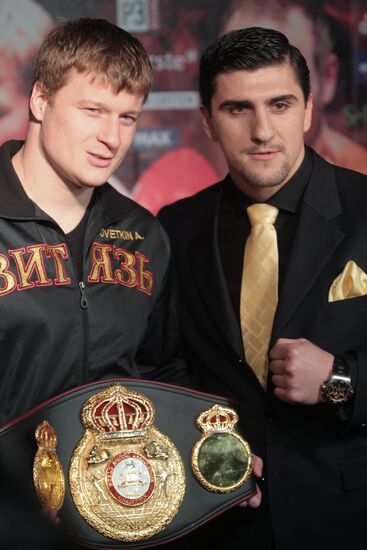 Boxing. Alexander Povetkin vs. Cedric Boswell