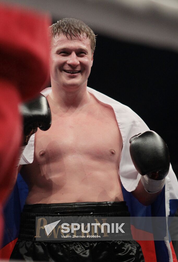 Boxing. Alexander Povetkin vs. Cedric Boswell