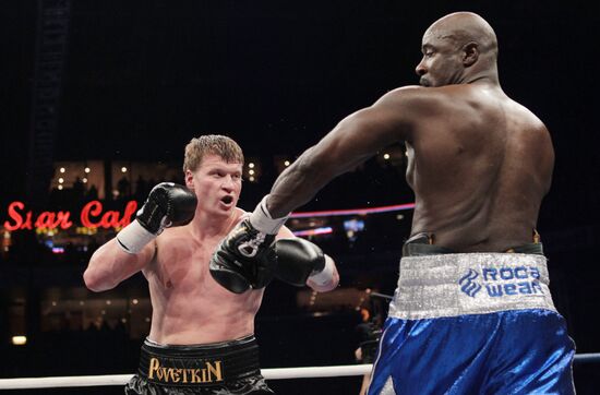 Boxing. Alexander Povetkin vs. Cedric Boswell