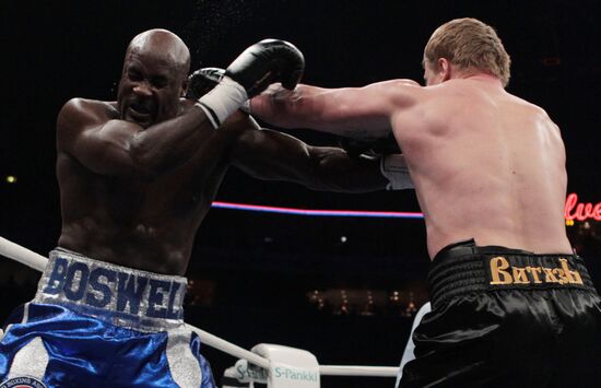 Boxing. Alexander Povetkin vs. Cedric Boswell