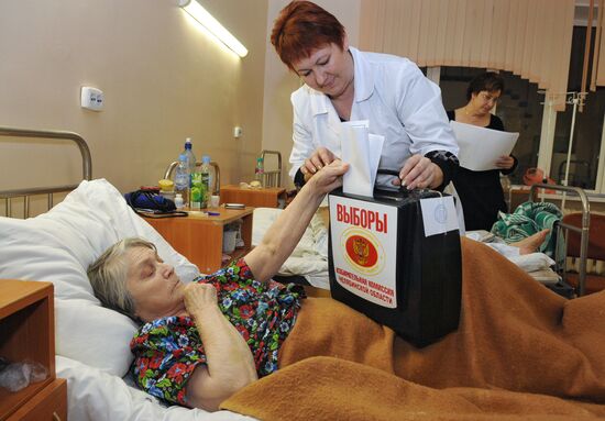 Kronstadt residents vote in State Duma elections