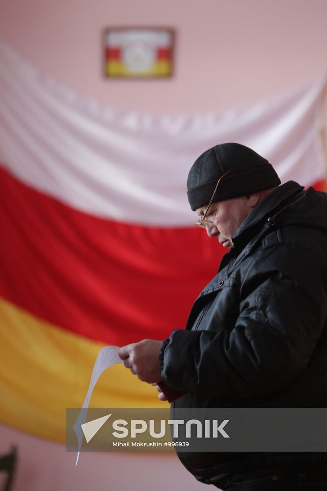 South Ossetia votes in Russian State Duma elections