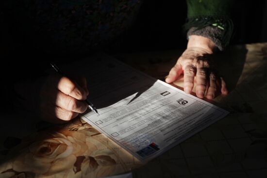 People vote in sixth Russian State Duma election in S.Ossetia