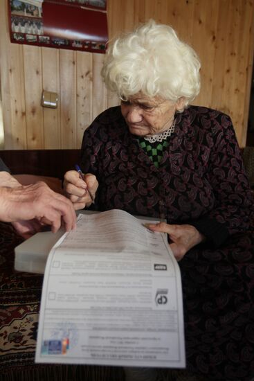 People vote in sixth Russian State Duma election in S.Ossetia