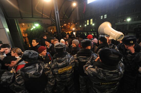 Situation at polling station in Moscow Central Telegraph Office