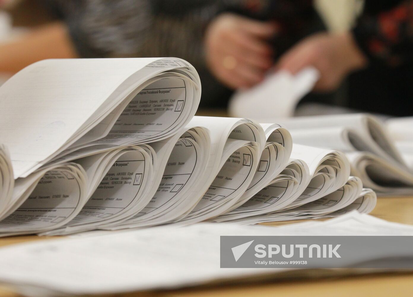 Election commissions count ballots following Duma elections