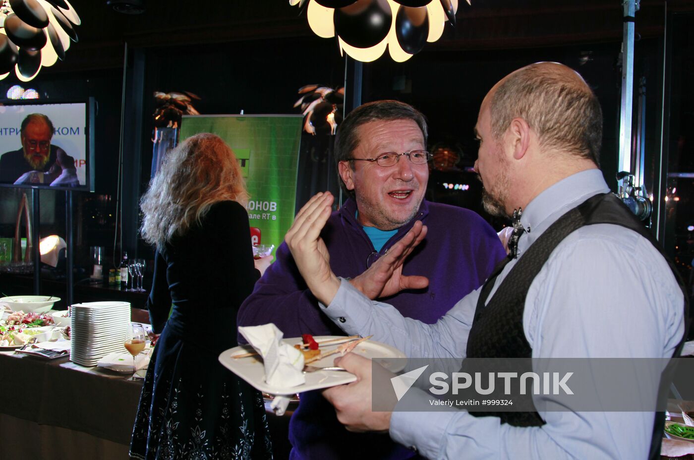 Election night with Russia Today TV channel