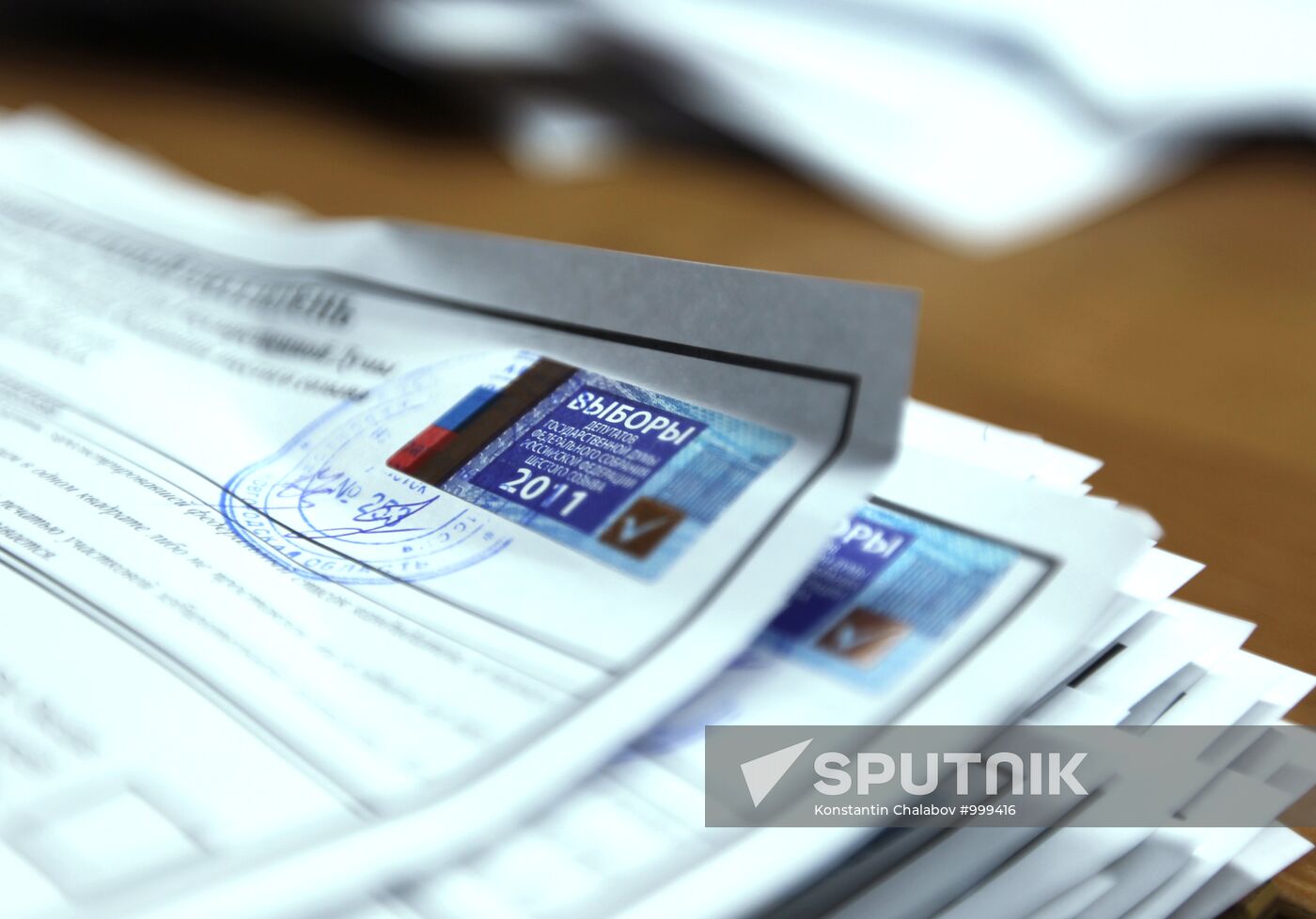 Election commissions count ballots following Duma election