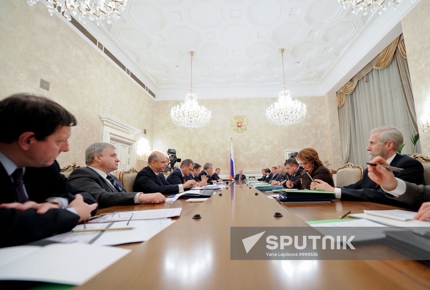 Vladimir Putin chairs Government Presidium meeting