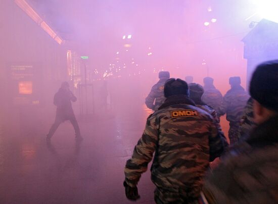 Opposition rallies in St. Petersburg to protest election fraud