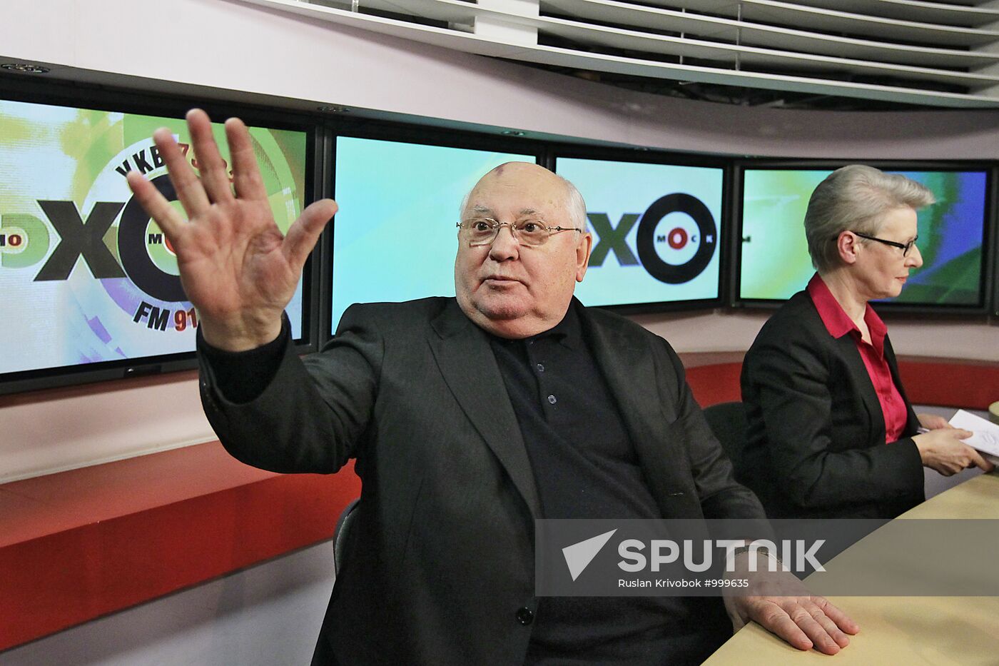 Echo Moskvy radio with M. Gorbachev, L. Muratov and L. Shevtsova