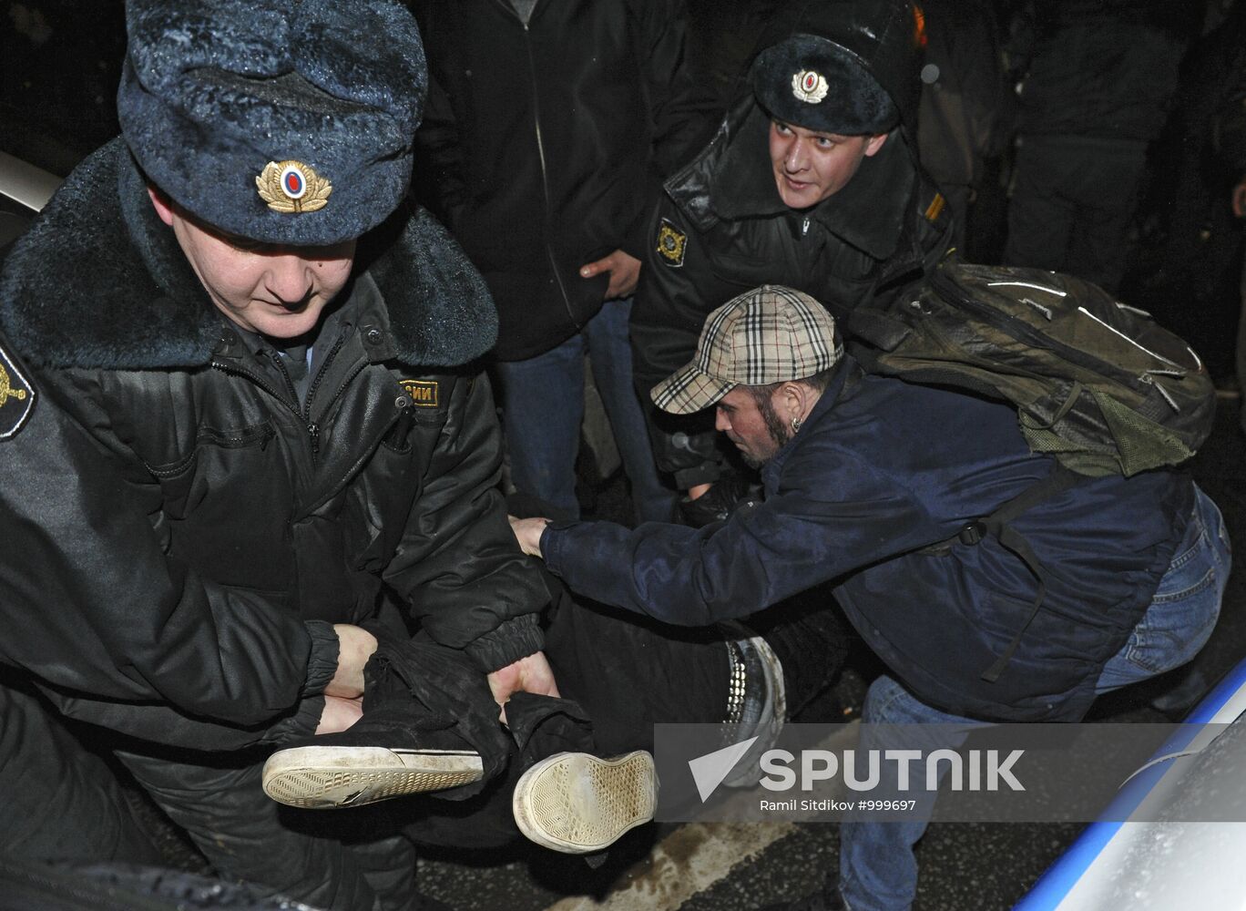 Opposition protest on Chistye Prudy