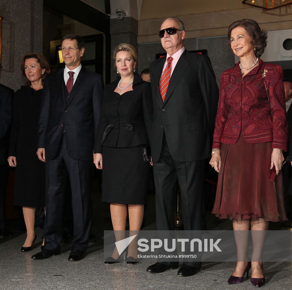 Svetlana Medvedev attends Royal Teatro Real