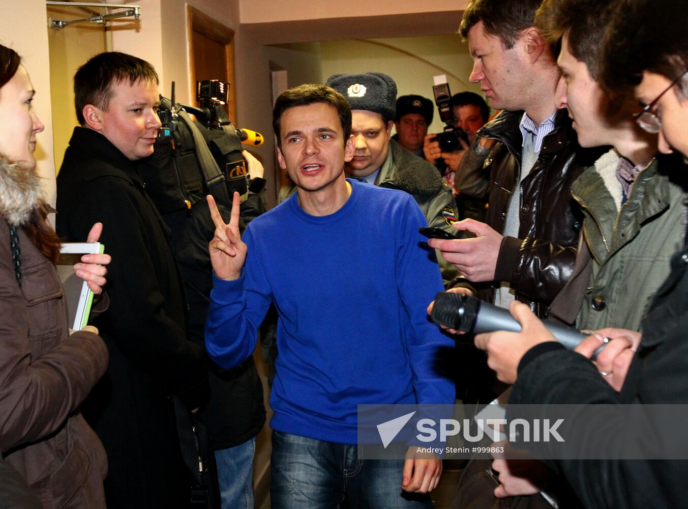 Ilya Yashin in Tverskoy Court