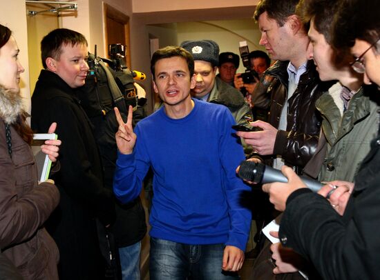 Ilya Yashin in Tverskoy Court