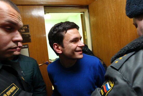 Ilya Yashin in Tverskoy Court