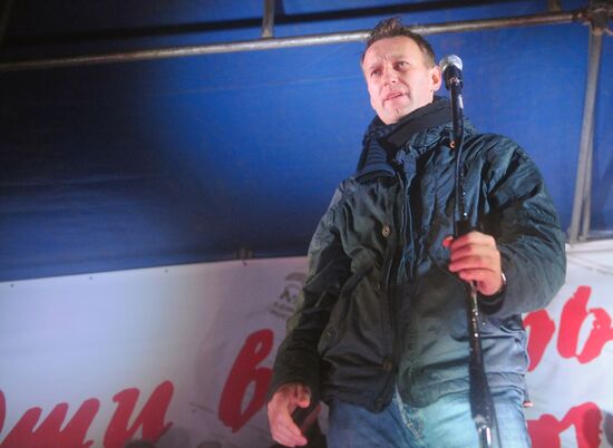Blogger Aleksey Navalny, founder of RosPil project