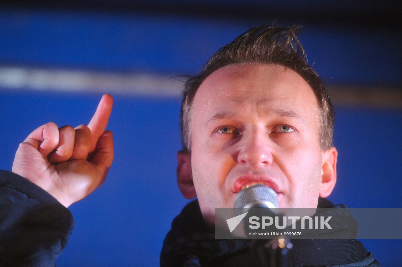 Blogger Aleksey Navalny, founder of RosPil project