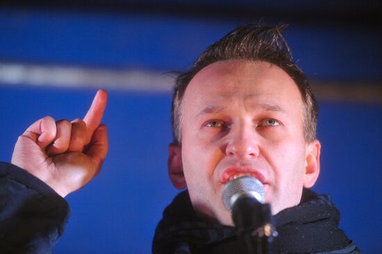 Blogger Aleksey Navalny, founder of RosPil project